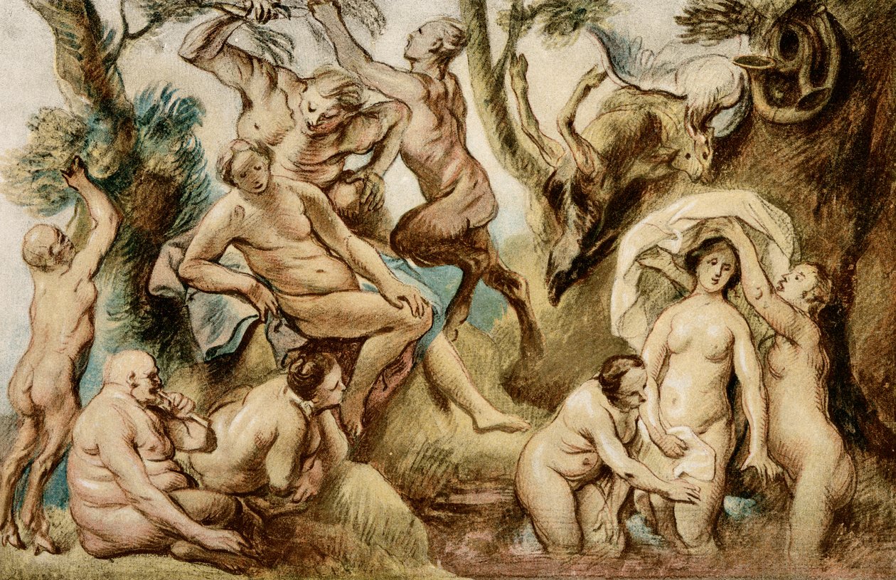 Kąpiel Diany autorstwa Jacob Jordaens