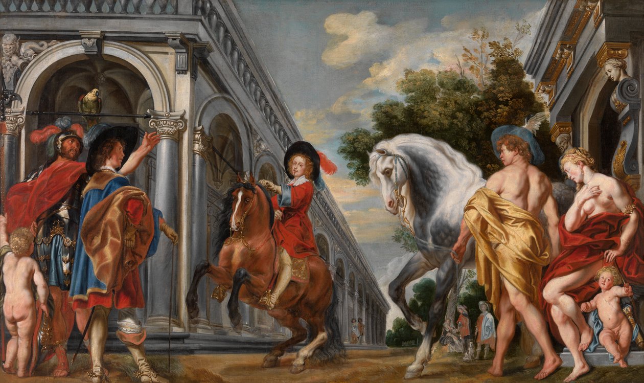 Levade (olej) autorstwa Jacob Jordaens