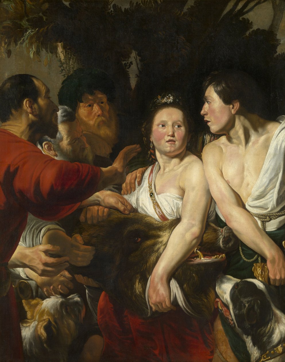 Meleager i Atalanta, 1617-1618. autorstwa Jacob Jordaens