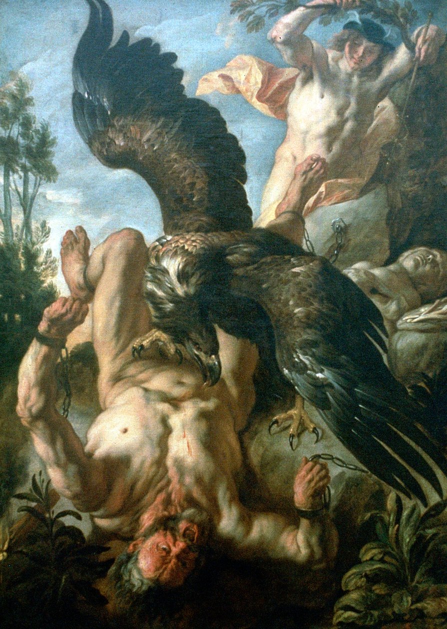 Związany Prometeusz, c1640 autorstwa Jacob Jordaens