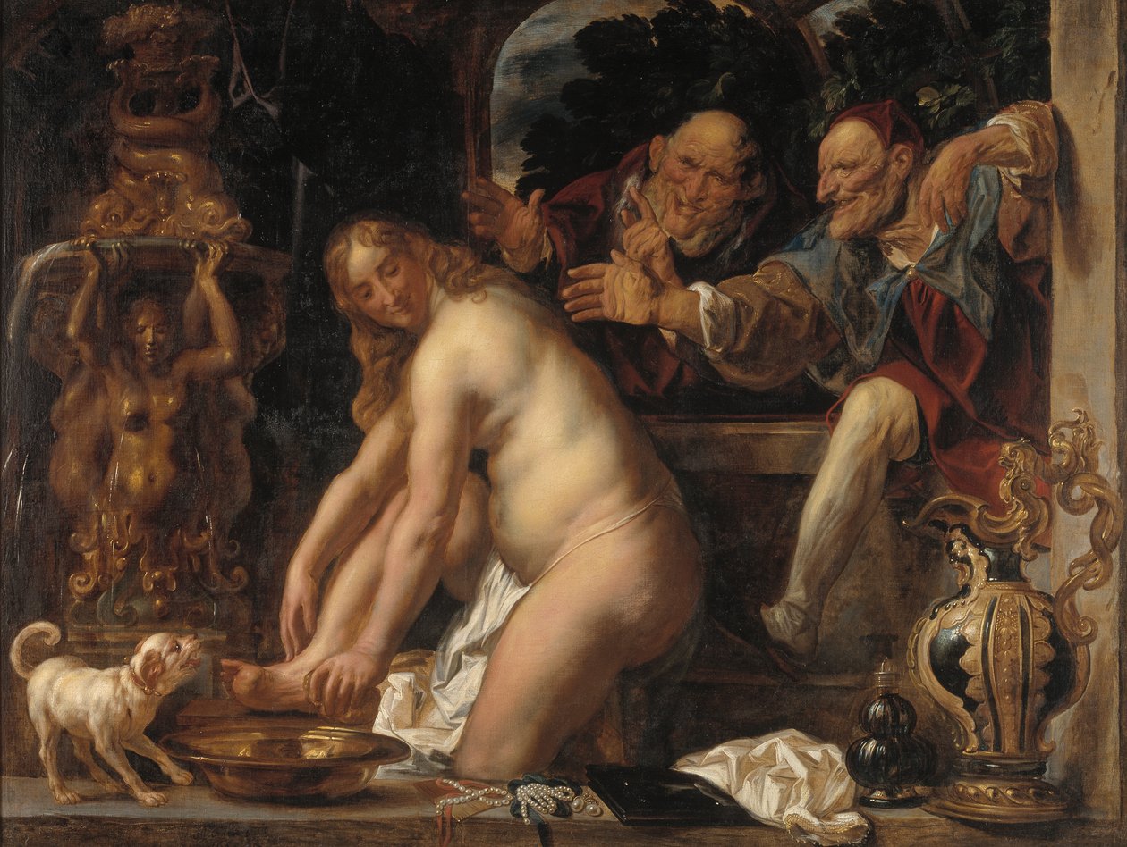 Zuzanna i Starsi autorstwa Jacob Jordaens