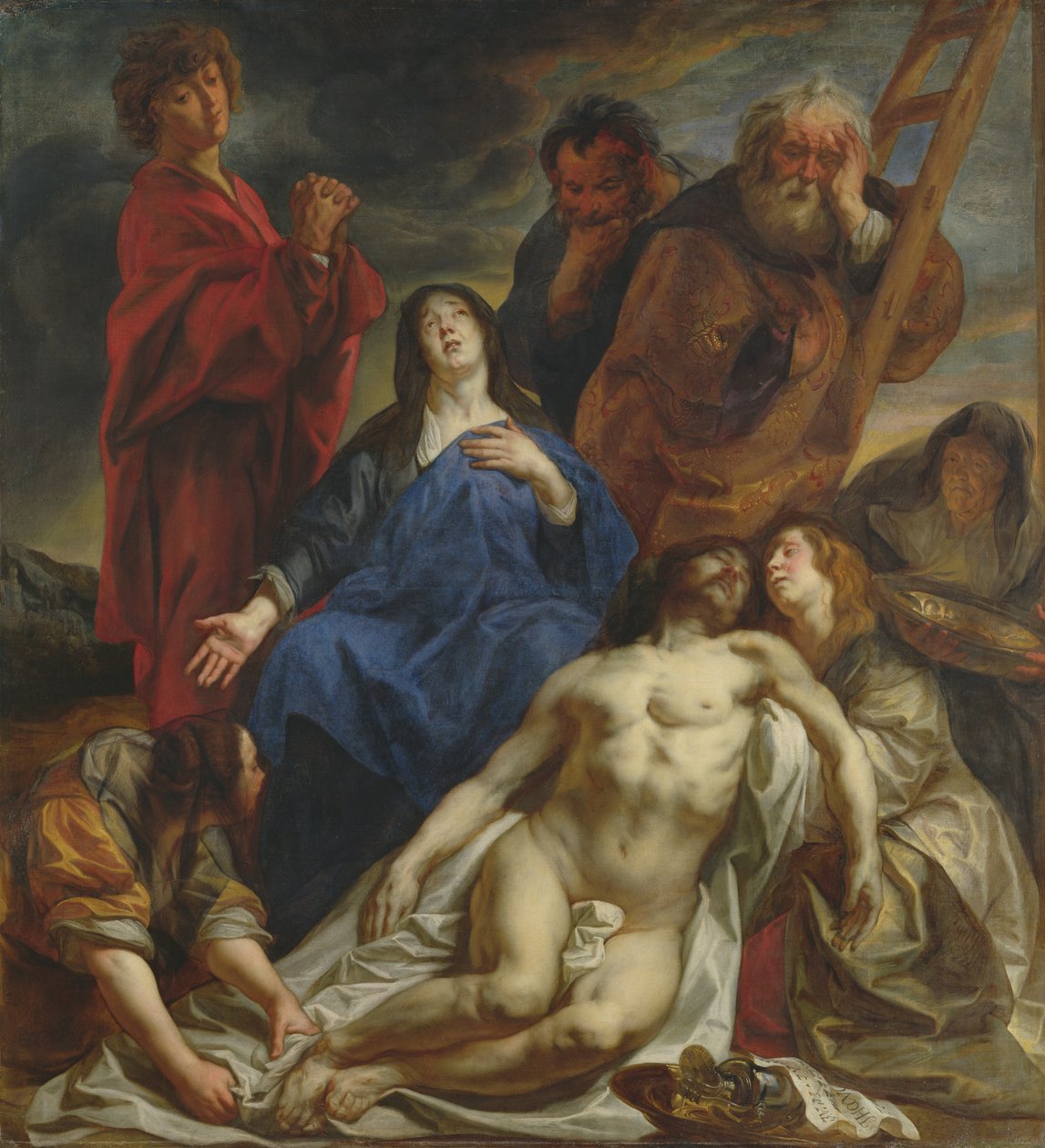 Lamentacja, ok.1650 autorstwa Jacob Jordaens
