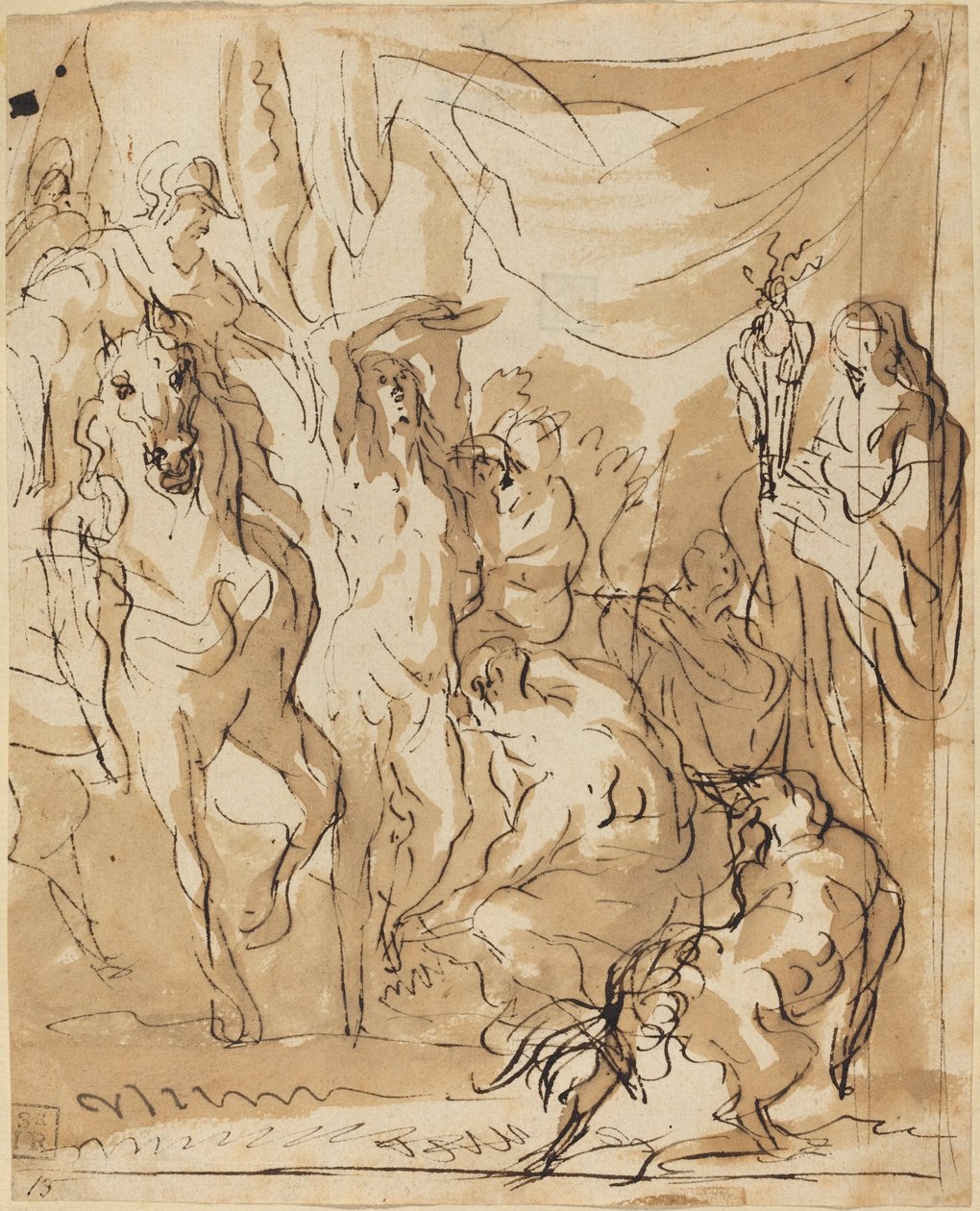 Męczeństwo św. Sebastiana autorstwa Jacob Jordaens