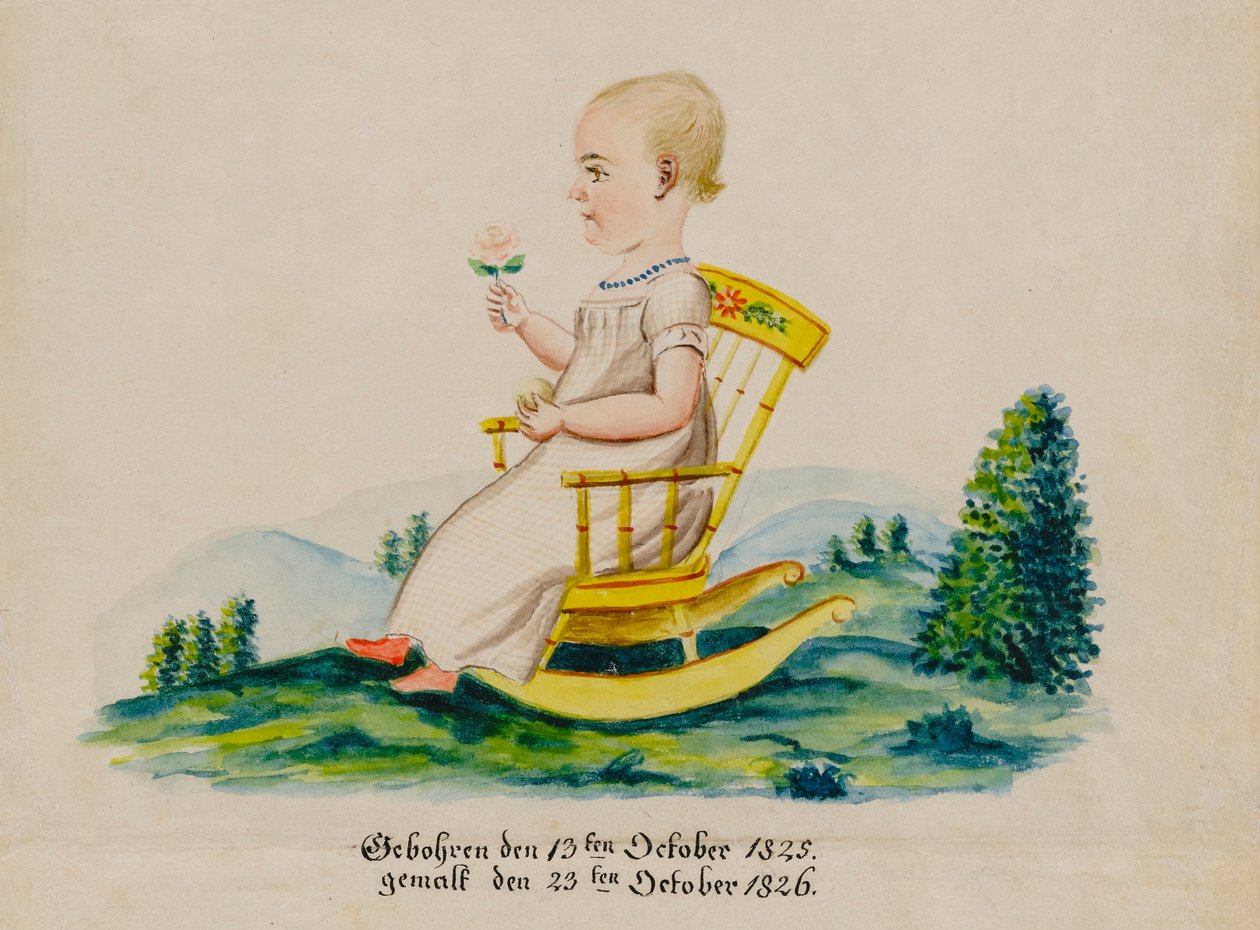 Portret Karoliny Musser, 1826. autorstwa Jacob Maentel