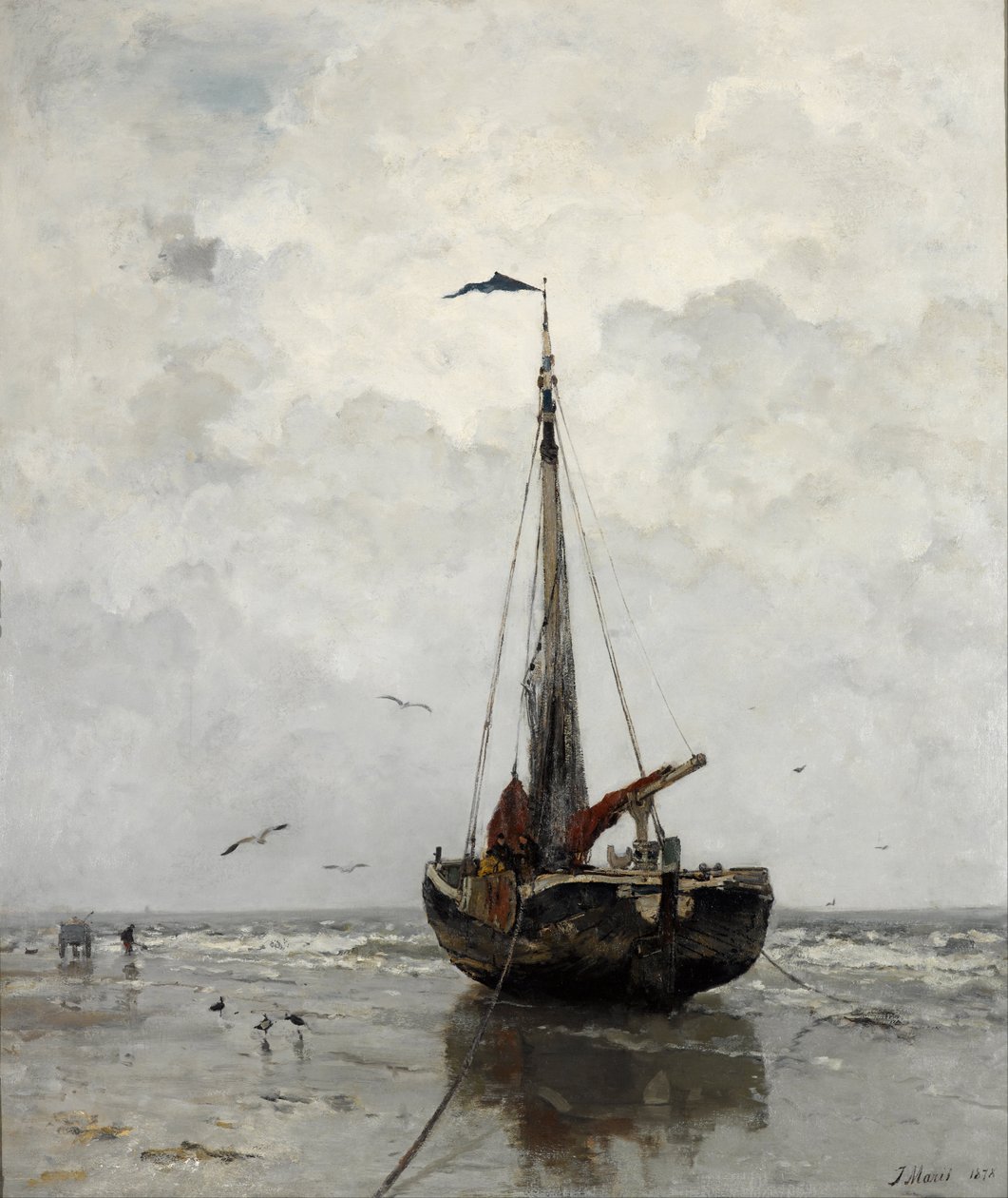 Łódź rybacka autorstwa Jacob Maris