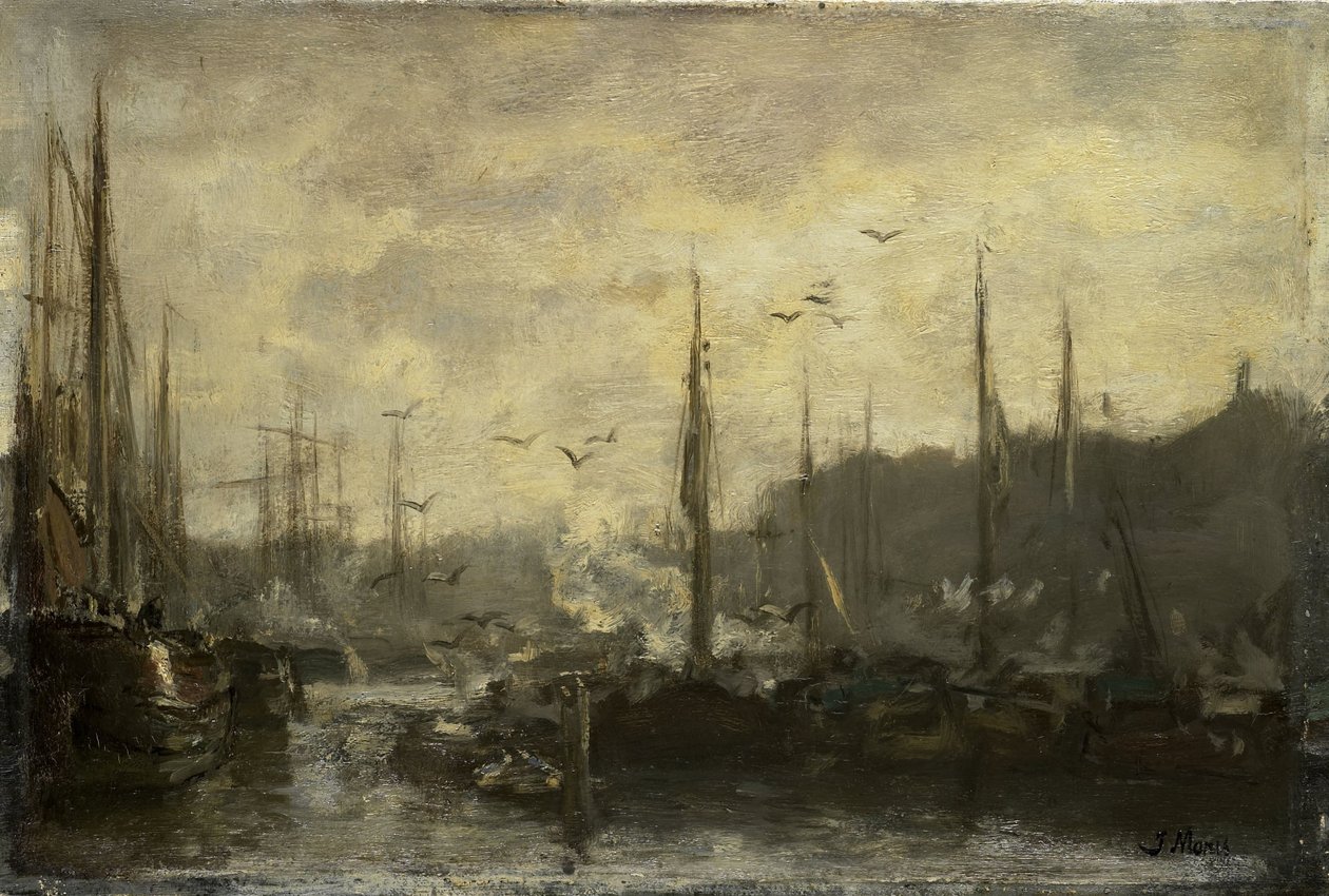 Widok na port autorstwa Jacob Maris
