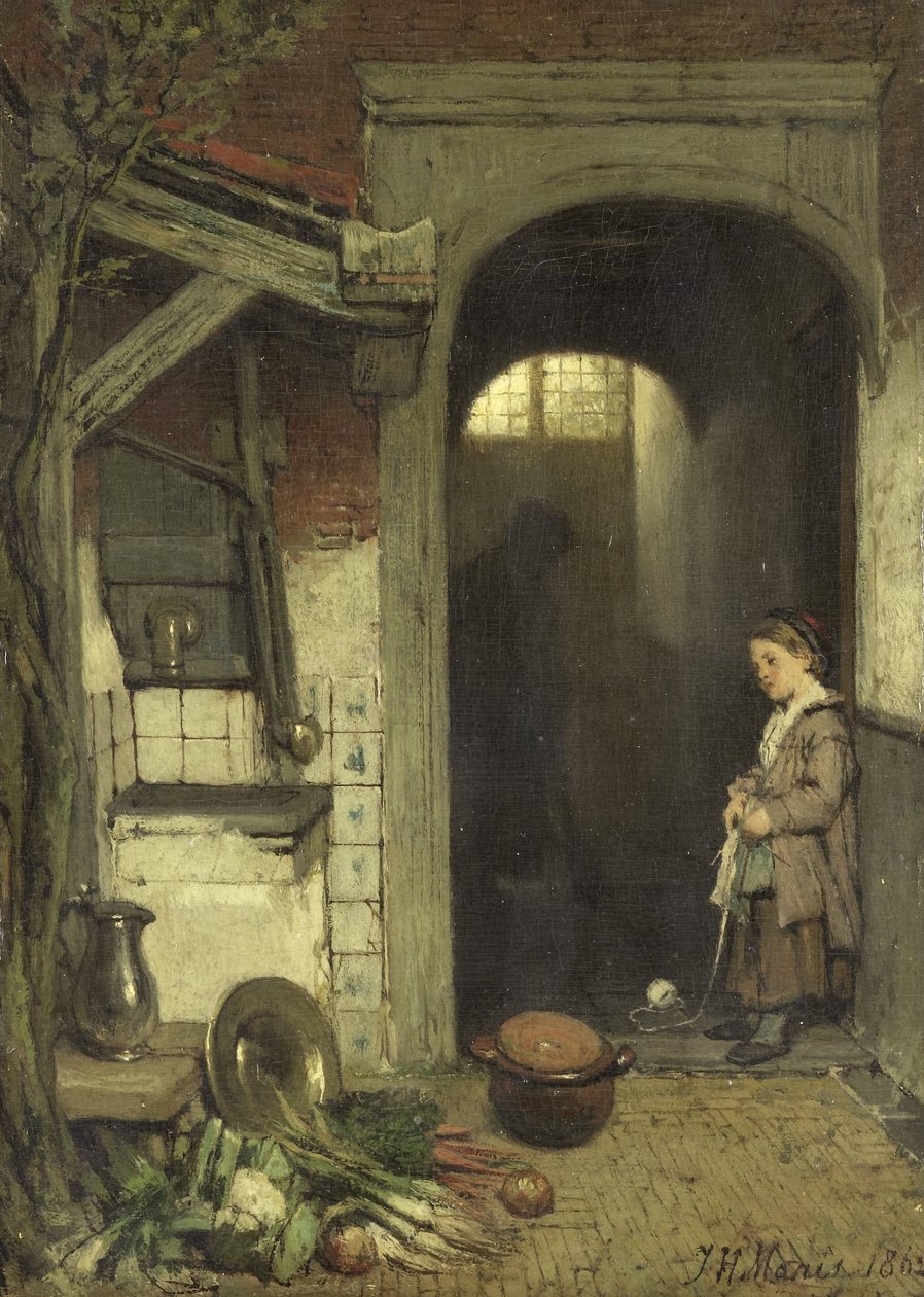Mały Dziedziniec autorstwa Jacob Maris