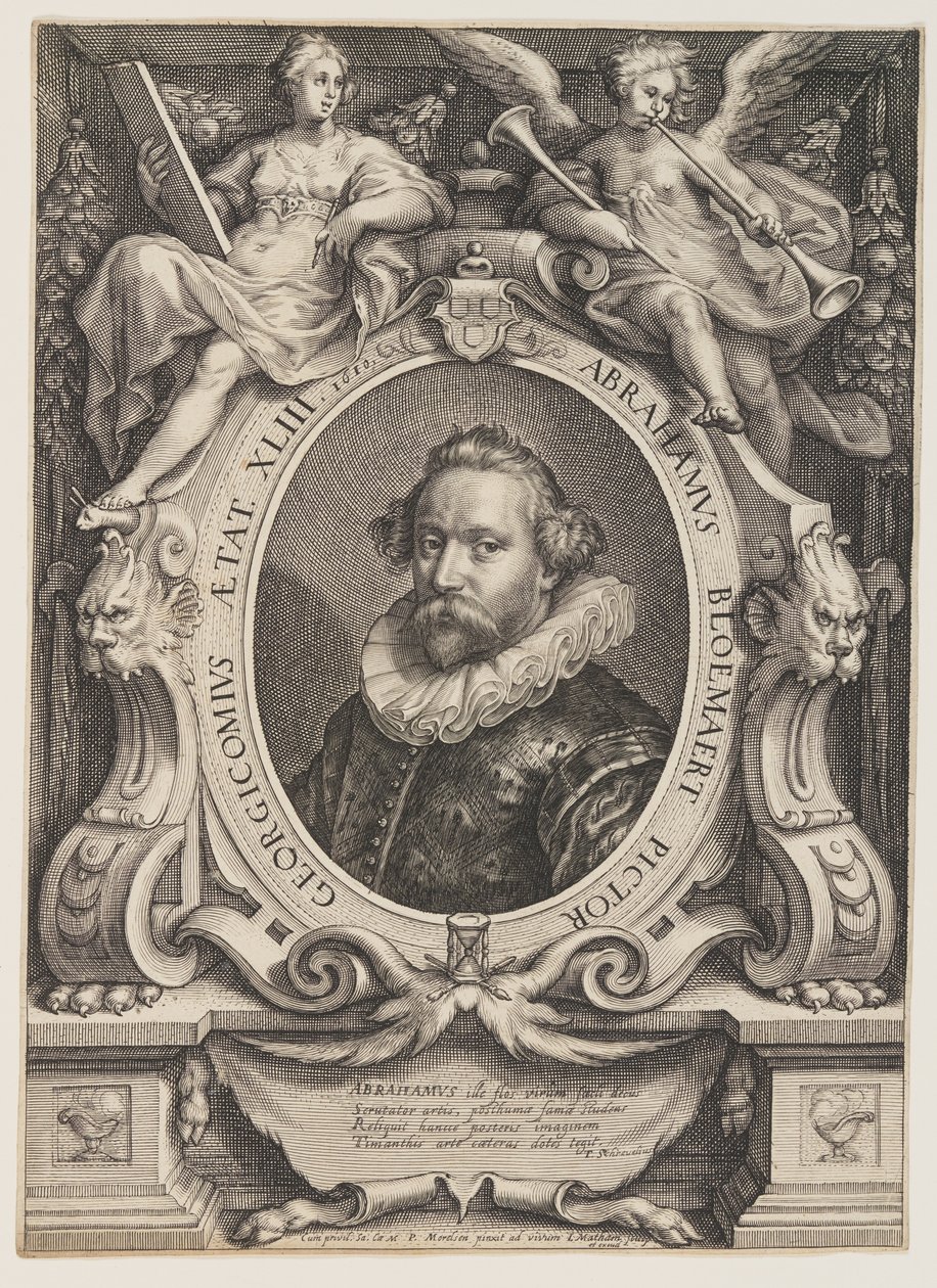 Abraham Bloemaert autorstwa Jacob Matham