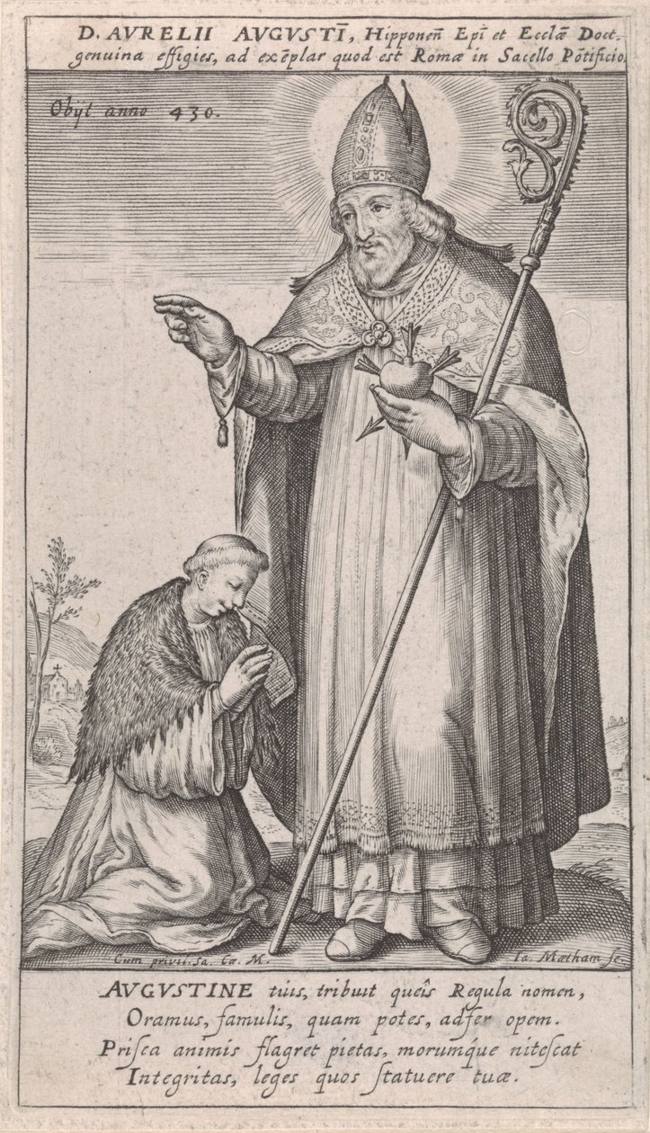 H. Augustyn autorstwa Jacob Matham
