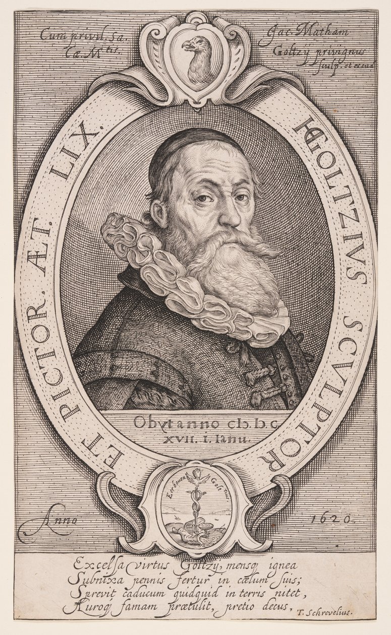 Hendrick Goltzius autorstwa Jacob Matham