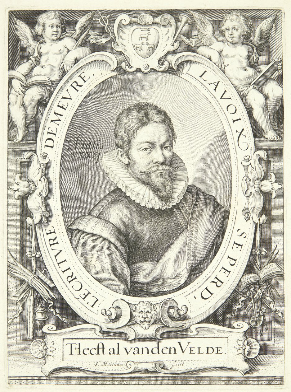 Jan van de Velde Starszy autorstwa Jacob Matham