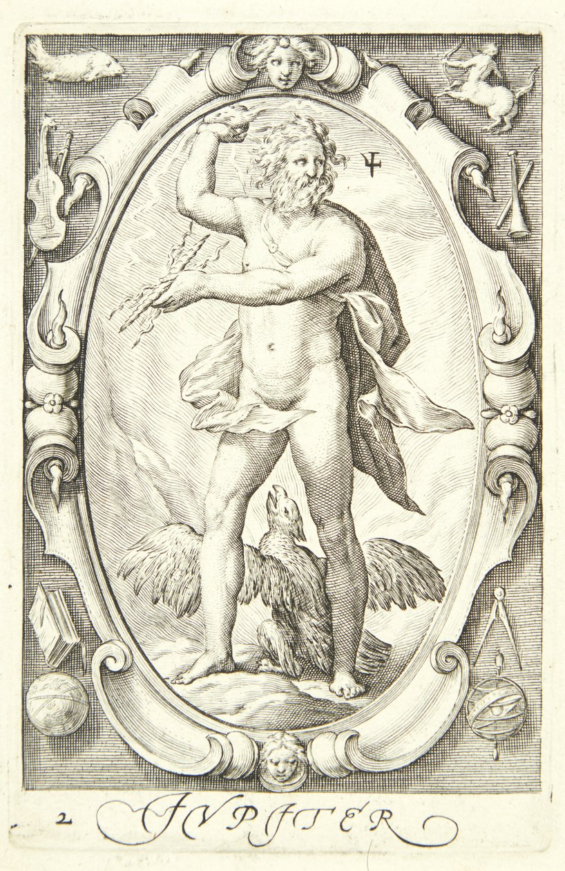 Jowisz autorstwa Jacob Matham