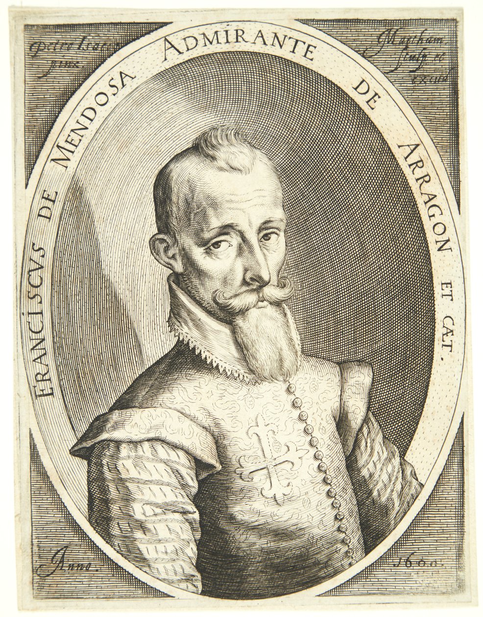 Portret Francisco Mendozy autorstwa Jacob Matham