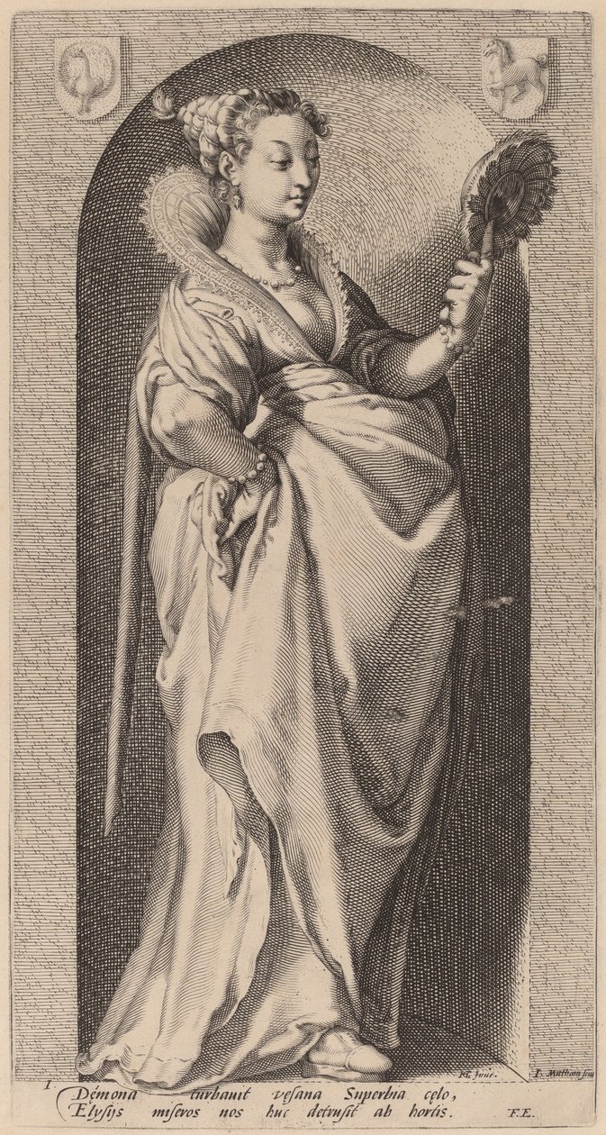 Duma autorstwa Jacob Matham after Hendrik Goltzius