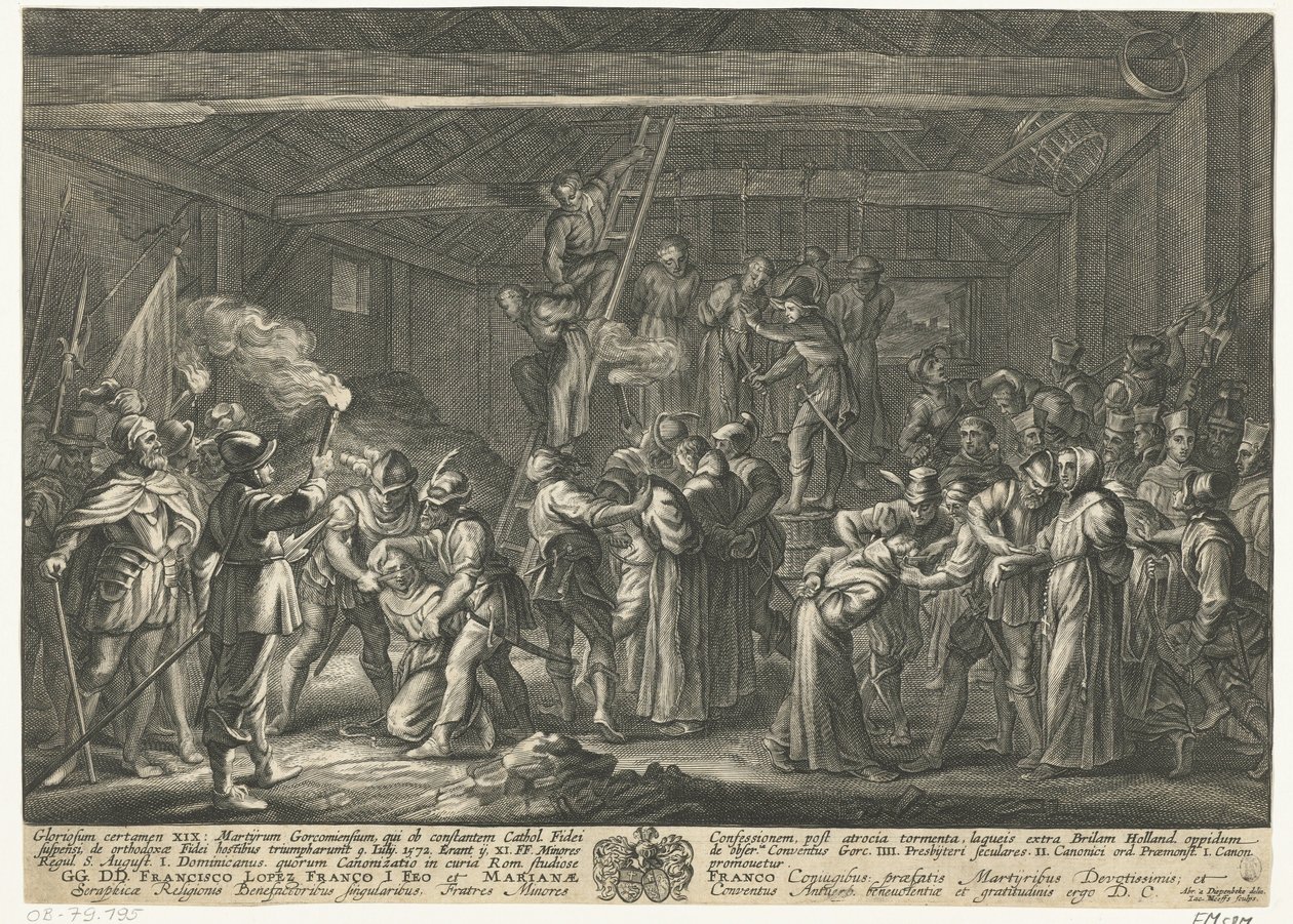Męczennicy Gorkum, 1572 autorstwa Jacob Neefs