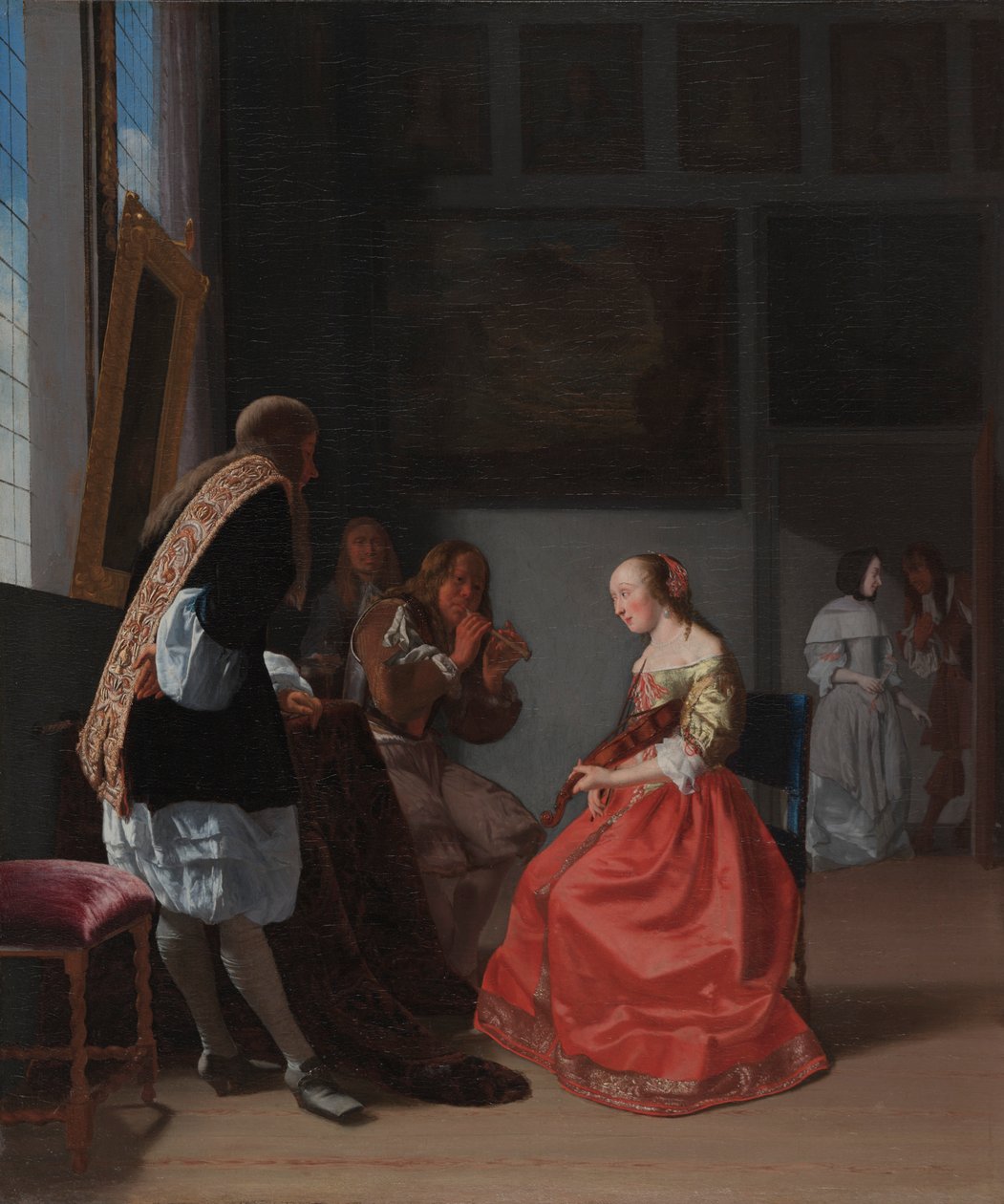 Towarzystwo Muzyczne, ok. 1668. autorstwa Jacob Lucasz Ochtervelt