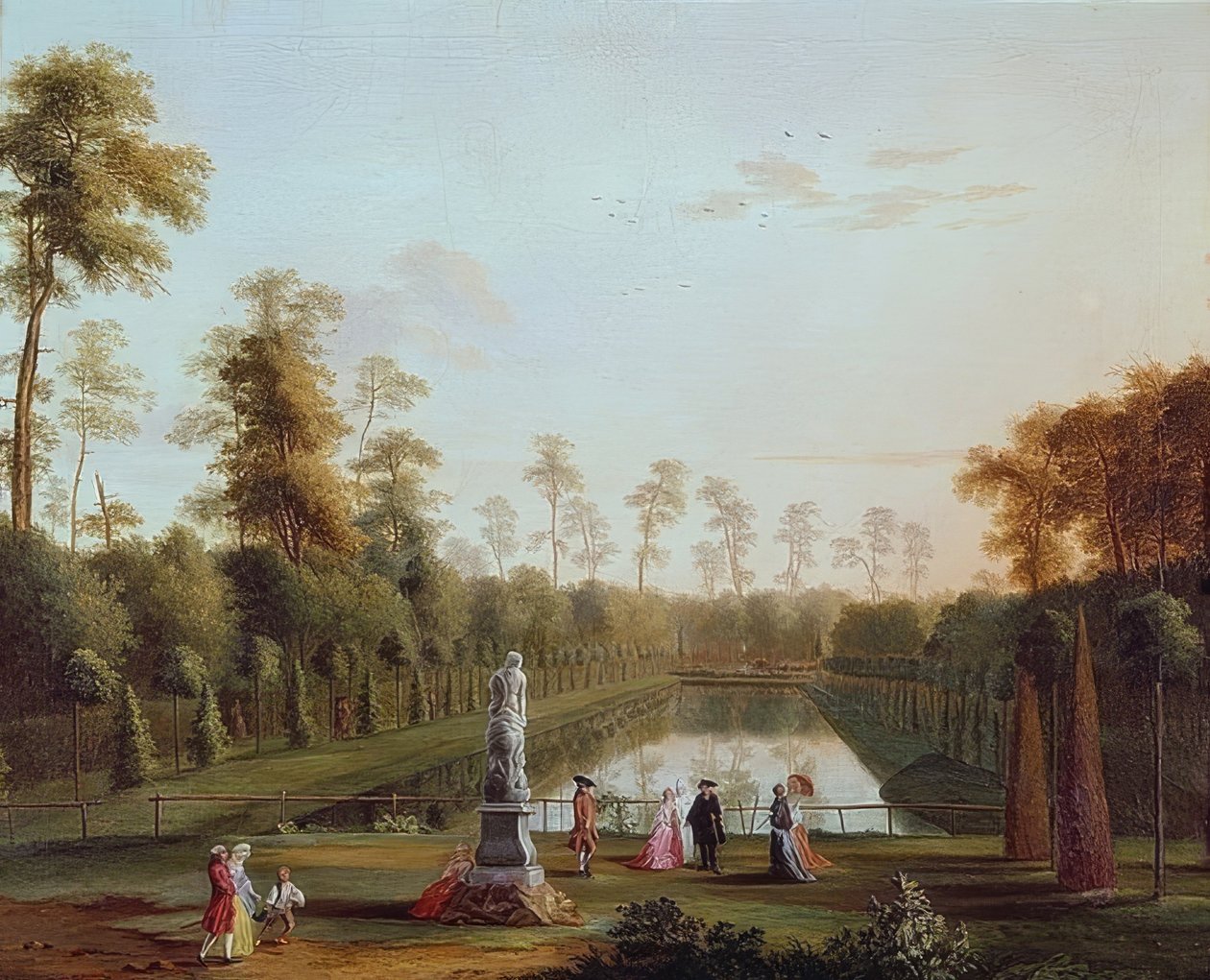 Basen w zoo autorstwa Jacob Philipp Hackert