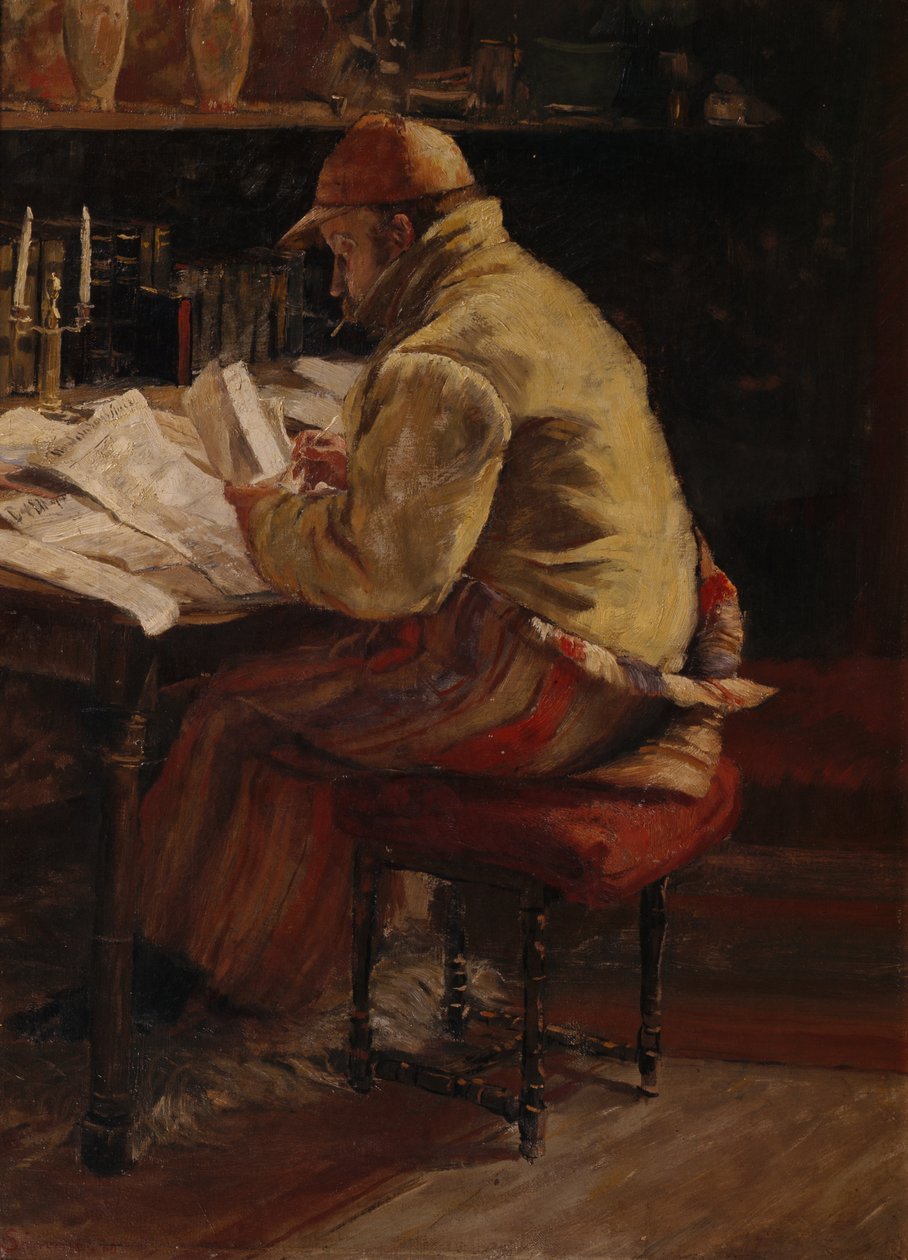Autor Alexander Kielland autorstwa Jacob Sømme