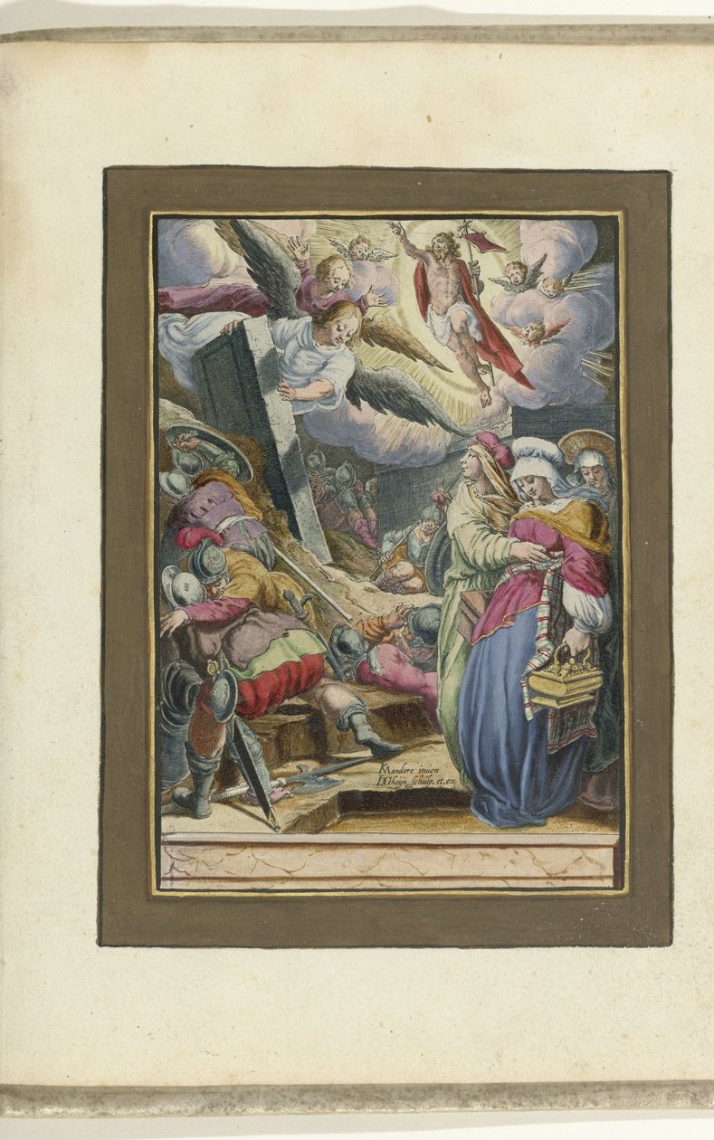 Zmartwychwstanie Męka Chrystusa (tytuł serii) autorstwa Jacob de Gheyn (II)