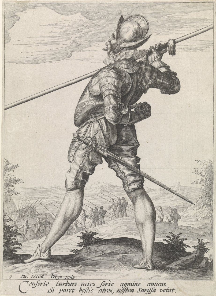Pieker Oficerowie i żołnierze (tytuł serii) autorstwa Jacob de Gheyn (II)