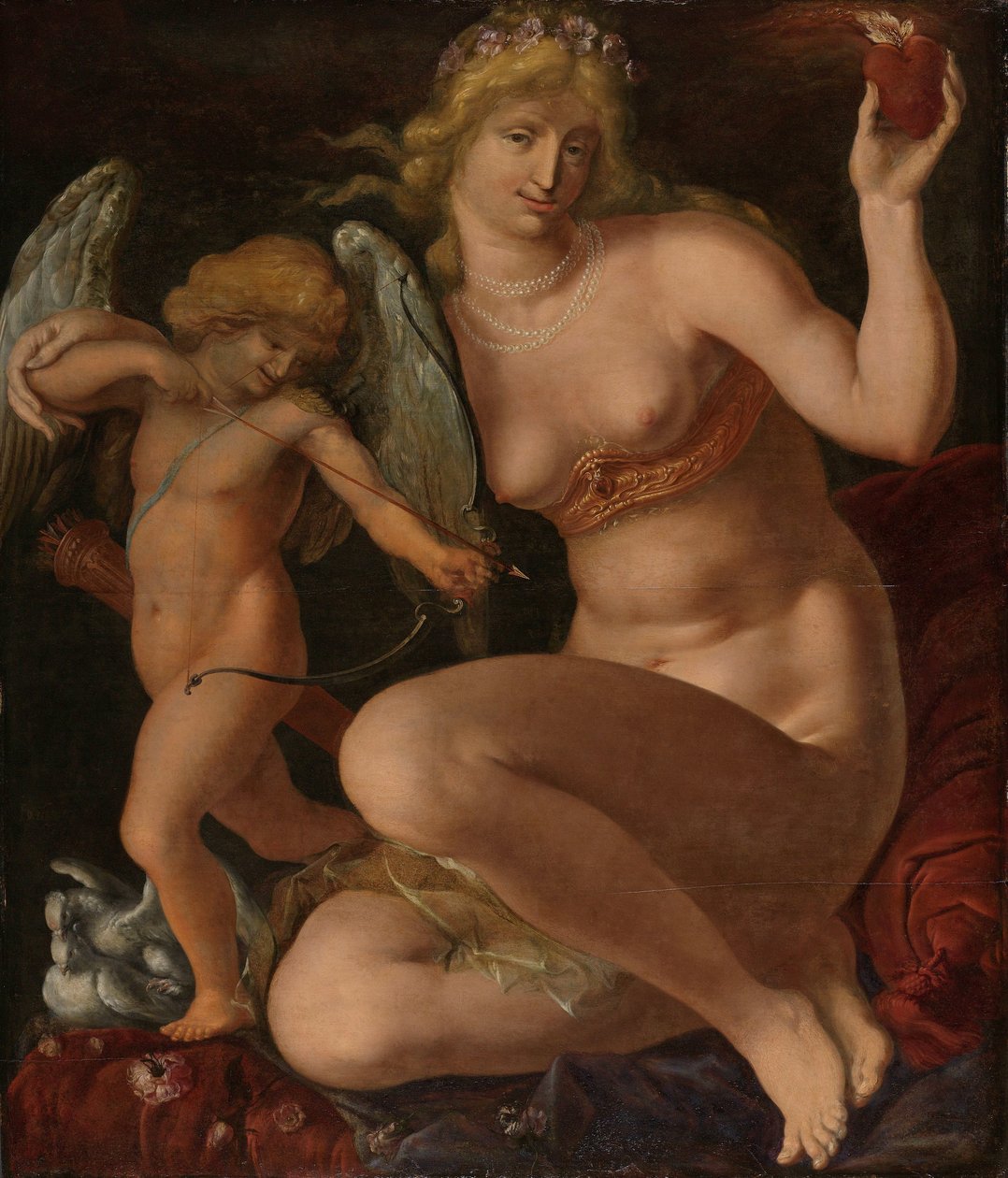 Wenus i Amor autorstwa Jacob de Gheyn (II)
