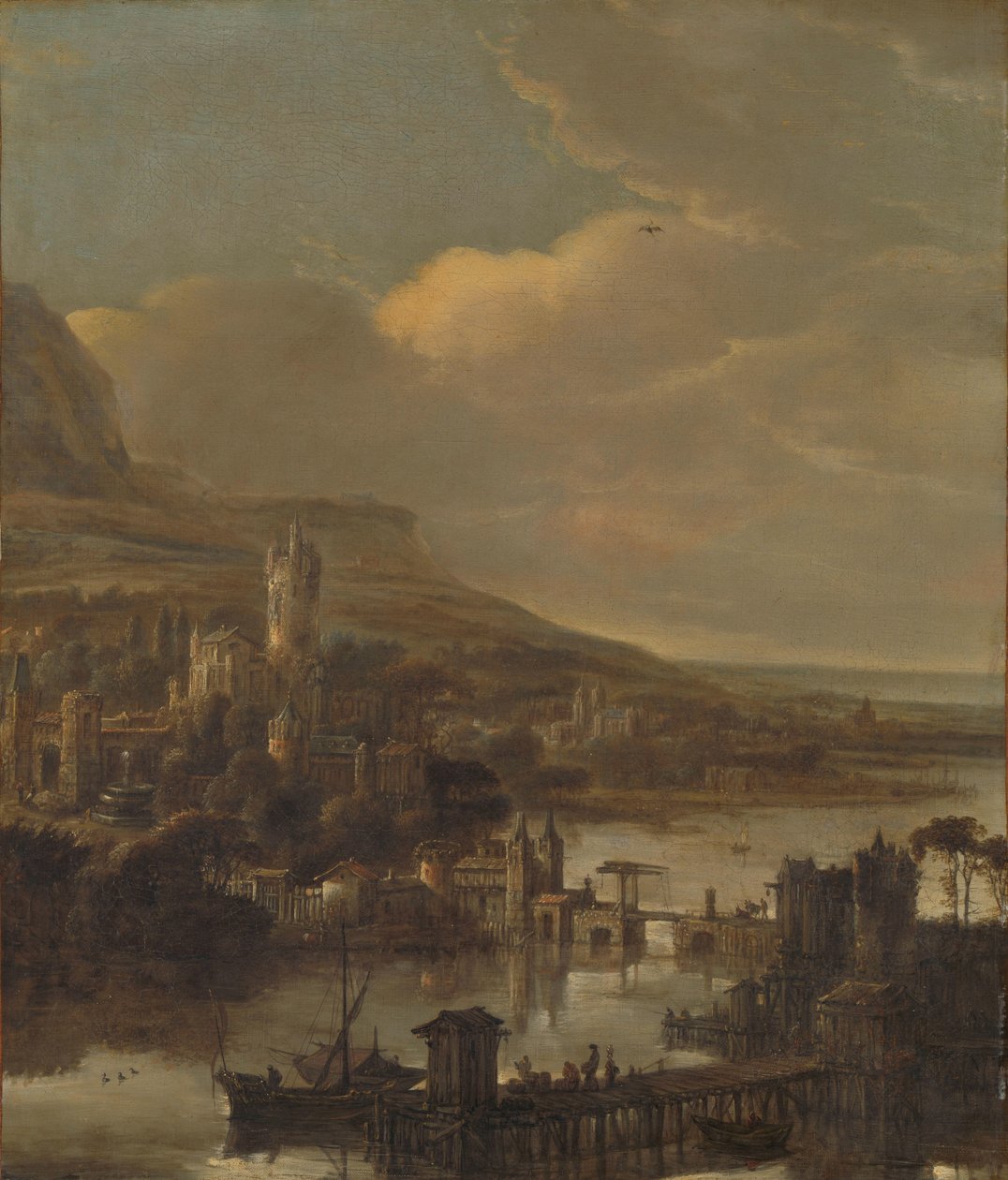 Widok na rzekę autorstwa Jacob de Wet (I) (attributed to)