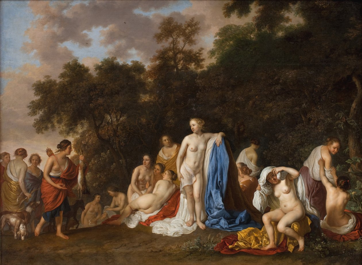 Diana i jej Nimfy autorstwa Jacob van Loo