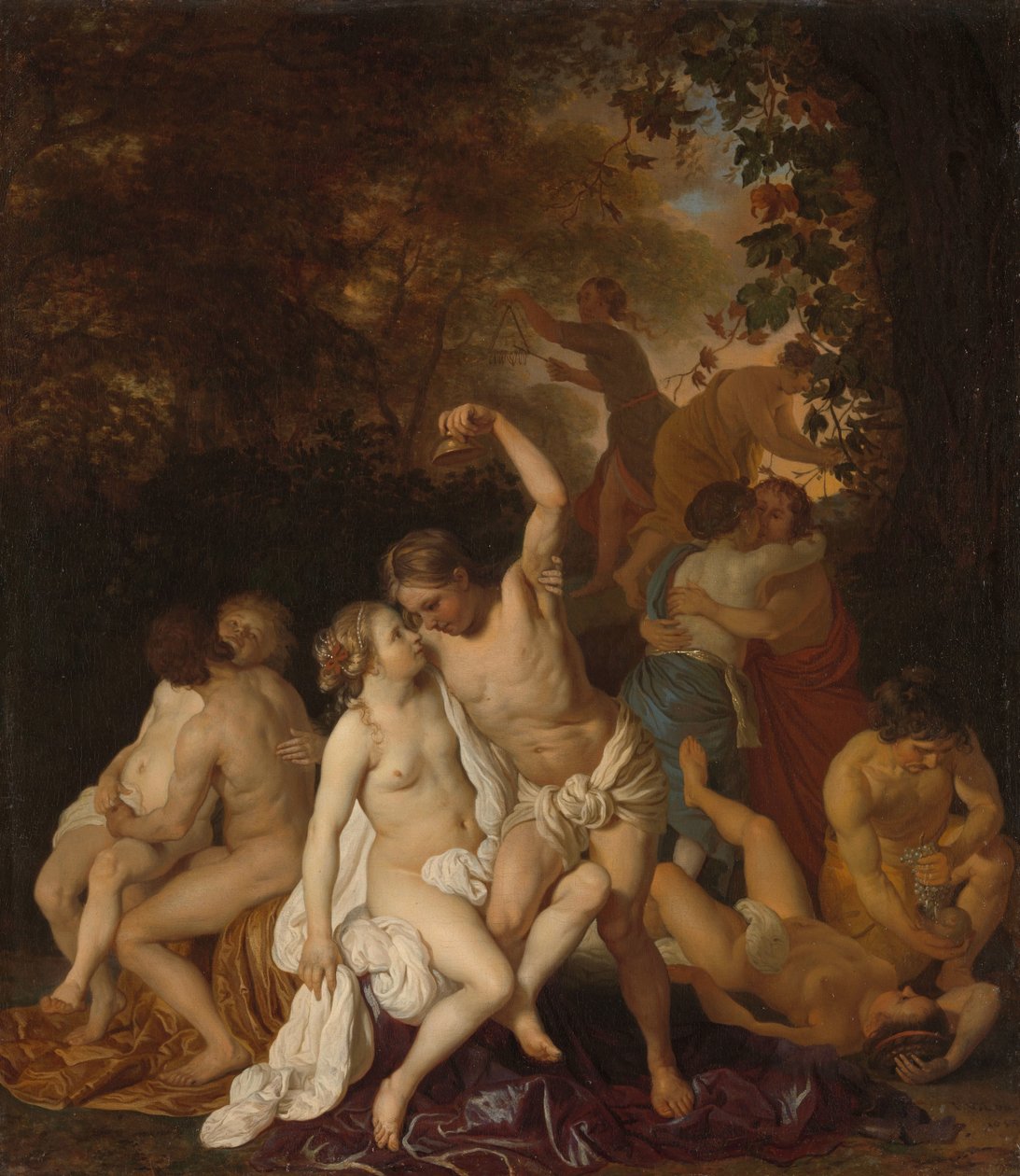 Scena z Bachantkami autorstwa Jacob van Loo