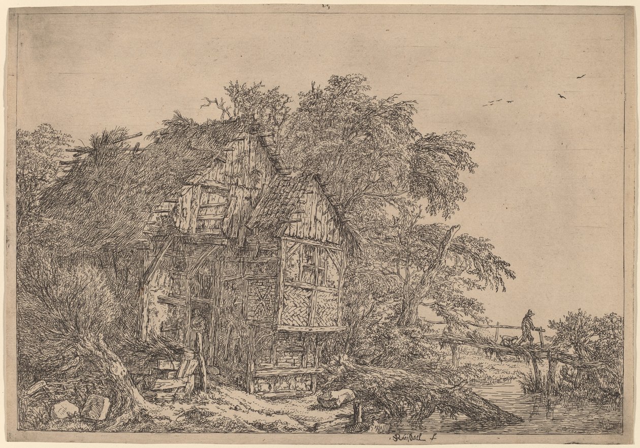 Mały Most autorstwa Jacob van Ruisdael