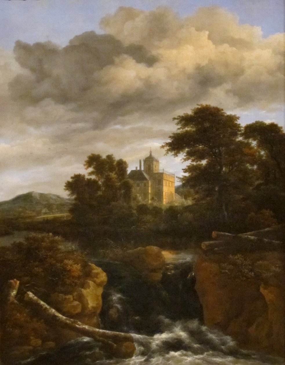 Wodospad przed zamkiem autorstwa Jacob van Ruisdael