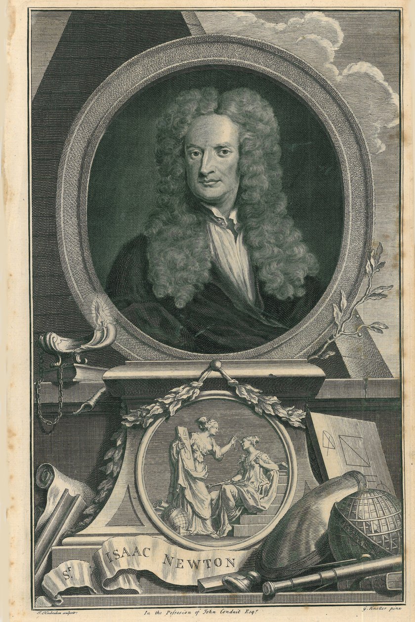 Sir Isaac Newton autorstwa Jacobus Houbracken
