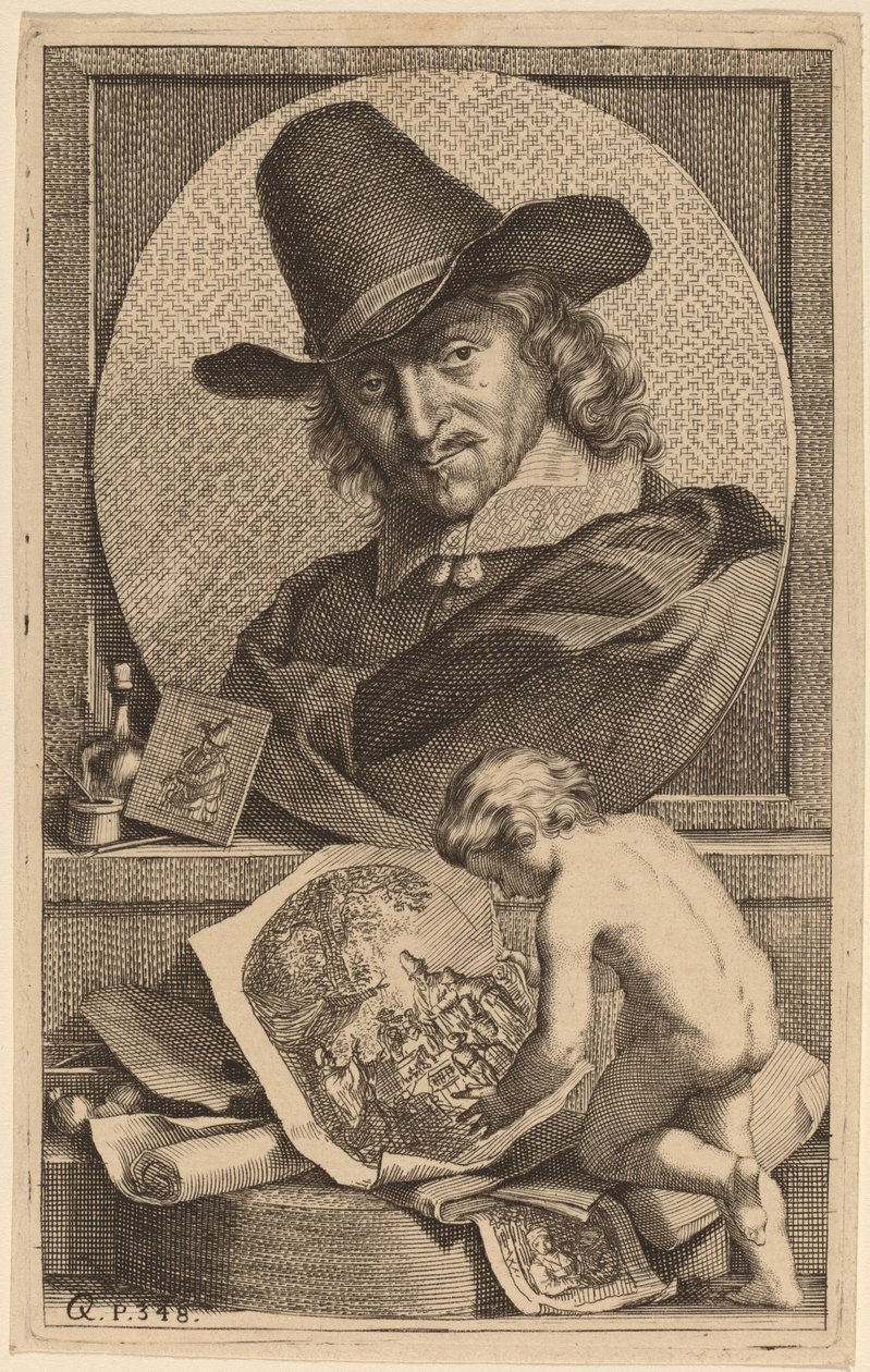 Adrian Ostade autorstwa Jacobus Houbraken