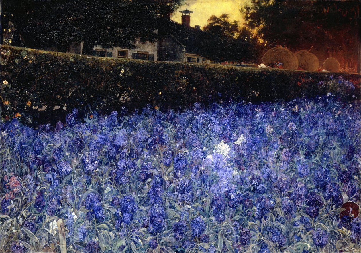 Lipiec ("Summer Luxuriance") autorstwa Jacobus van Looy