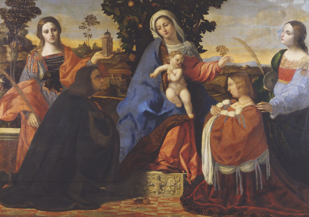 Święta rozmowa autorstwa Jacopo Palma
