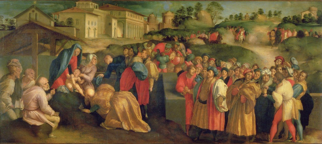 Adoracja Trzech Króli autorstwa Jacopo Pontormo
