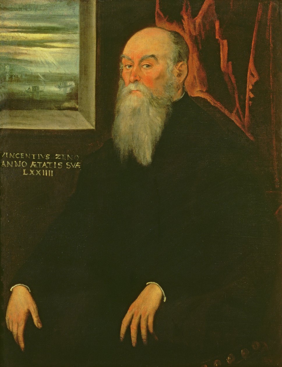 Portret Vincenza Zenona autorstwa Jacopo Robusti Tintoretto