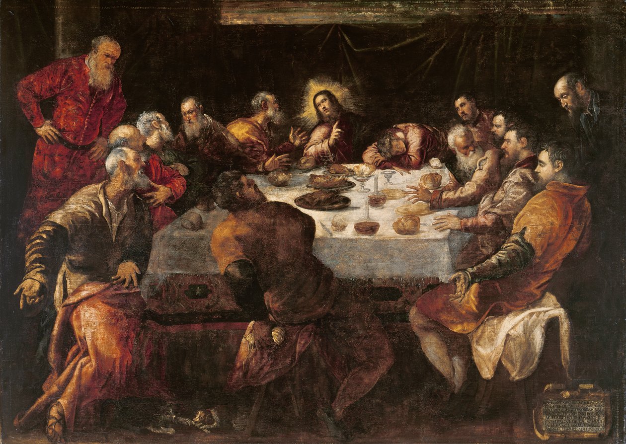 Ostatnia Wieczerza autorstwa Jacopo Robusti Tintoretto