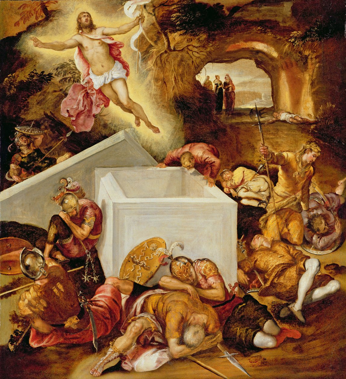 Zmartwychwstanie Chrystusa autorstwa Jacopo Robusti Tintoretto
