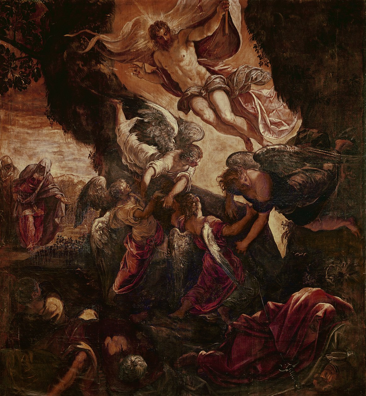 Zmartwychwstanie Chrystusa autorstwa Jacopo Robusti Tintoretto