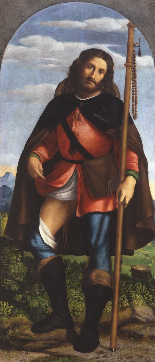św. Roch autorstwa Jacopo (c.1480 1528) Palma