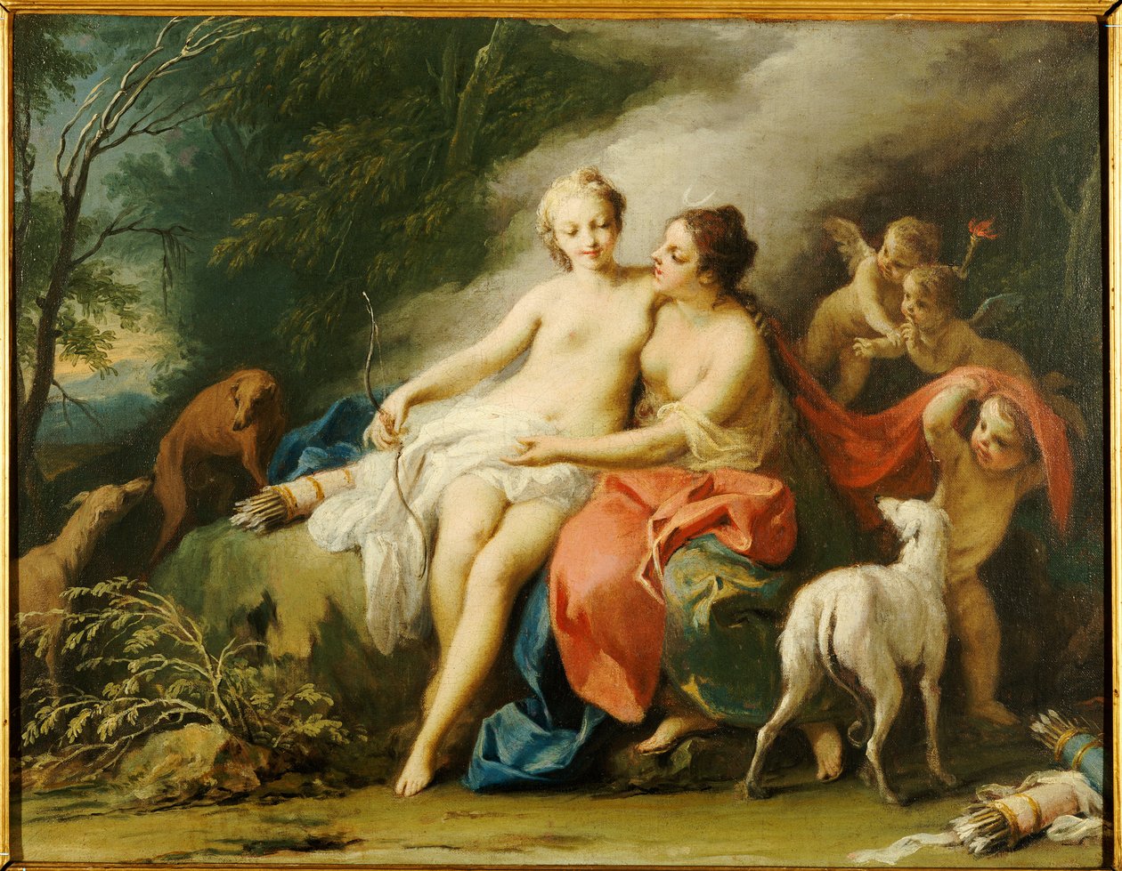 Jowisz i Kallisto autorstwa Jacopo Amigoni