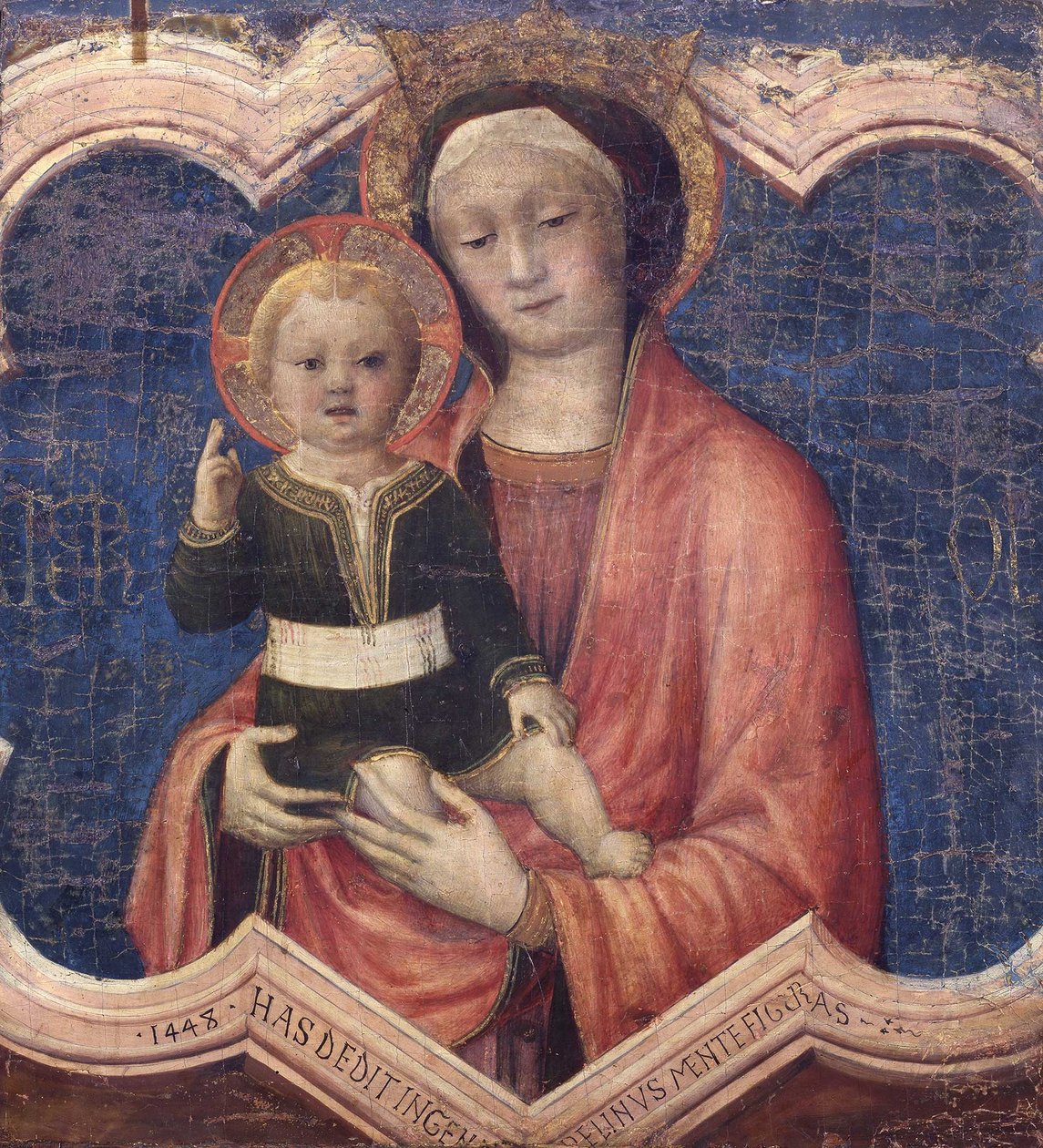 Madonna z Dzieciątkiem autorstwa Jacopo Bellini