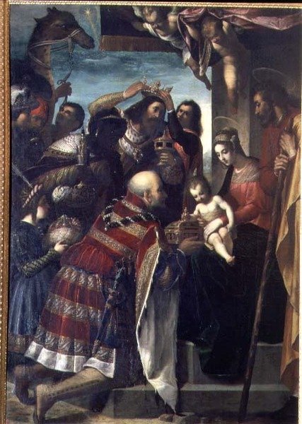 Adoracja Trzech Króli autorstwa Jacopo Ligozzi