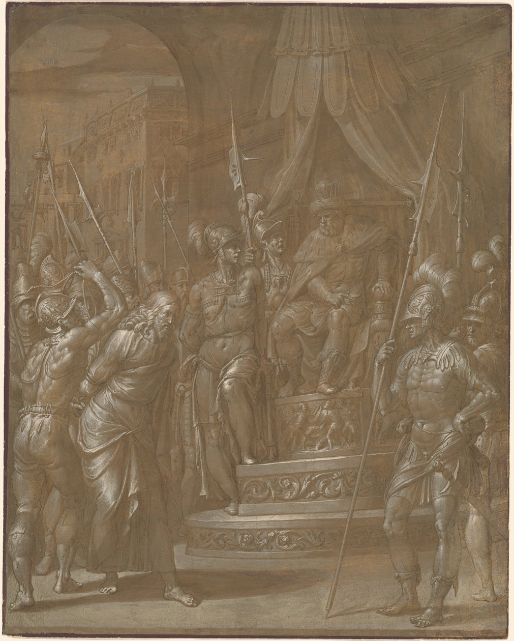 Chrystus przed Herodem autorstwa Jacopo Ligozzi