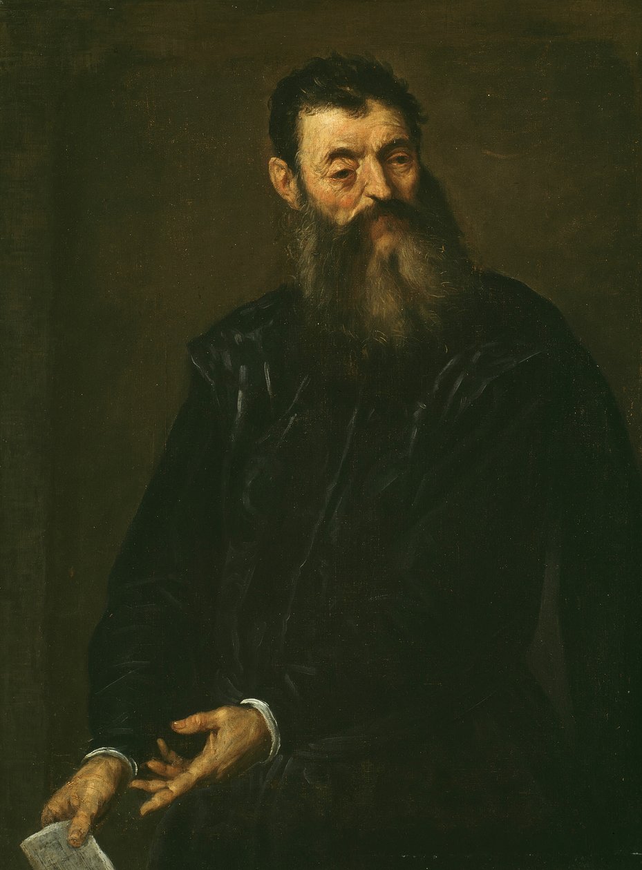 Portret dżentelmena, ca. 1590. autorstwa Jacopo Palma