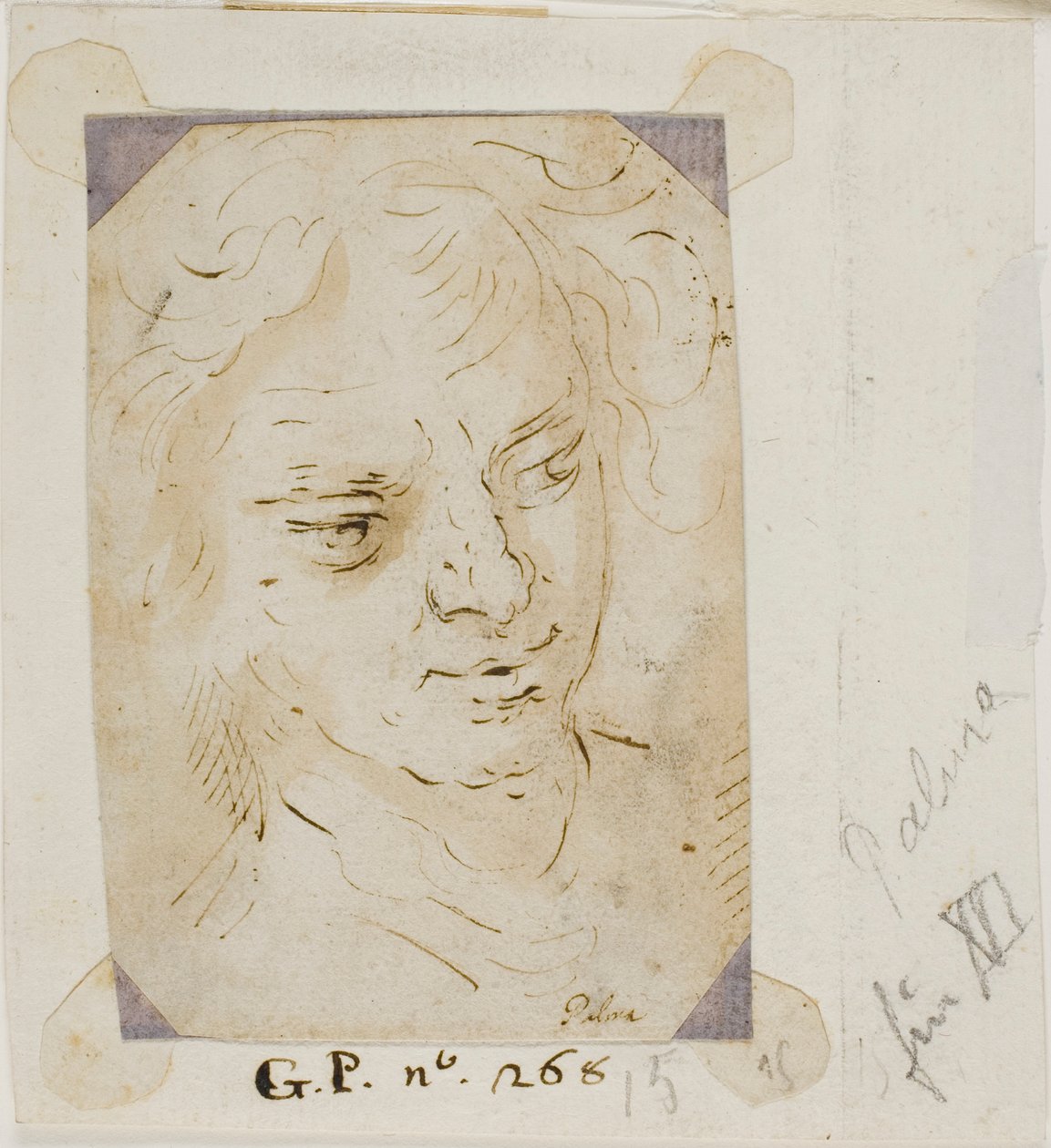 Głowa mężczyzny autorstwa Jacopo Palma il Giovane