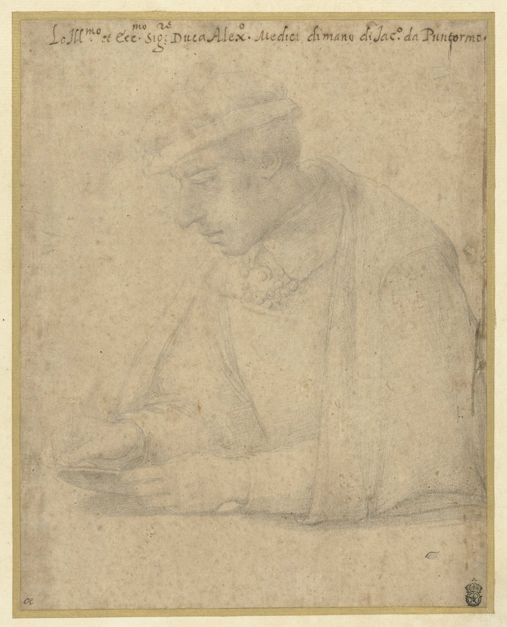 Alessandro de Medici autorstwa Jacopo Pontormo