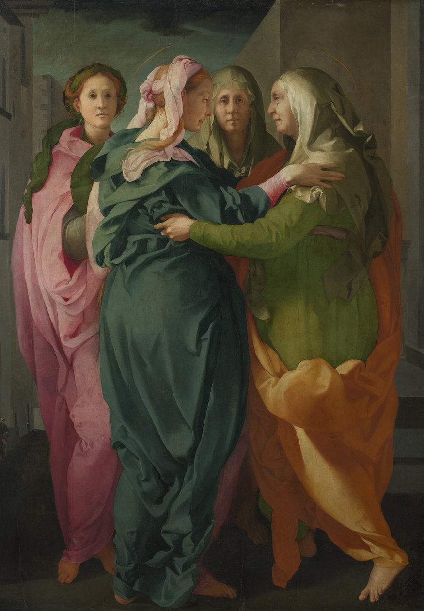 Nawiedzenie, ok. 1528-1529 autorstwa Jacopo Pontormo