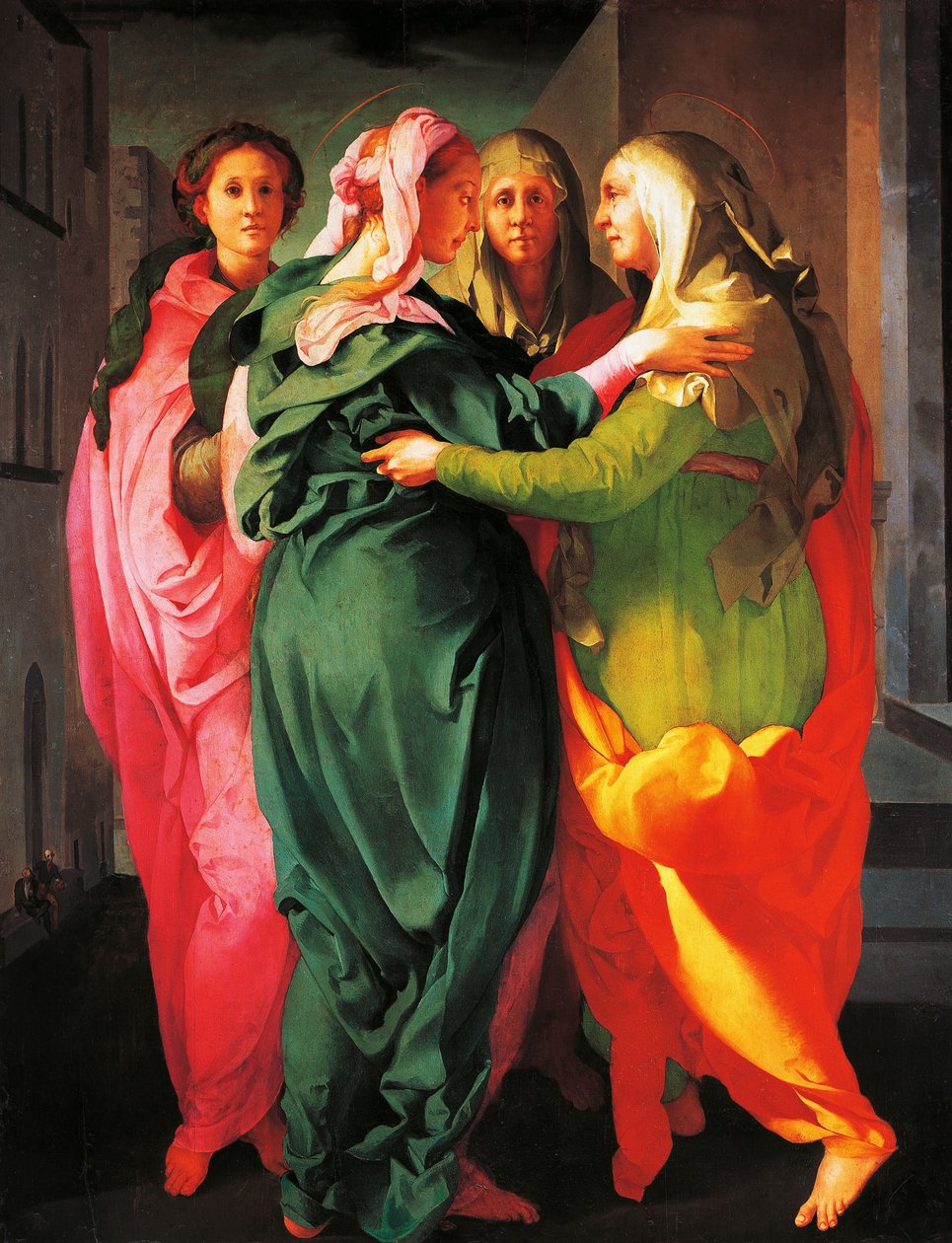 Nawiedzenie, ok. godz. 1530 (fresk) autorstwa Jacopo Pontormo