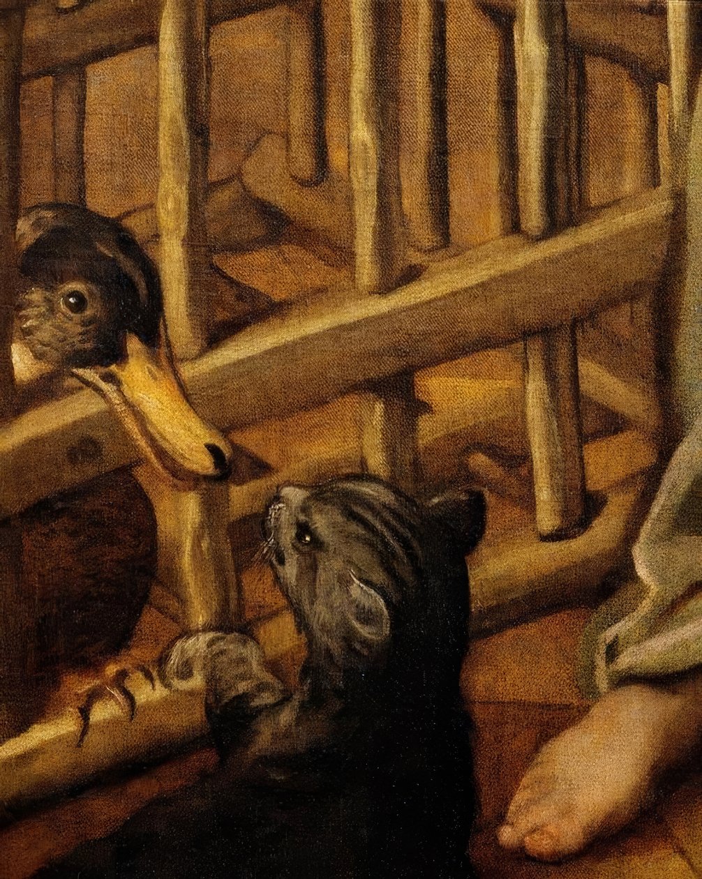 Leda z łabędziem autorstwa Jacopo Robusti Tintoretto